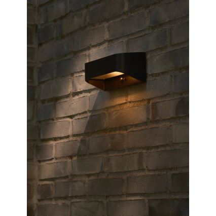 Nordlux - LED солнечный светильник с датчиком MARCELLIO LED/5W/5V IP54 2200 mAh черный