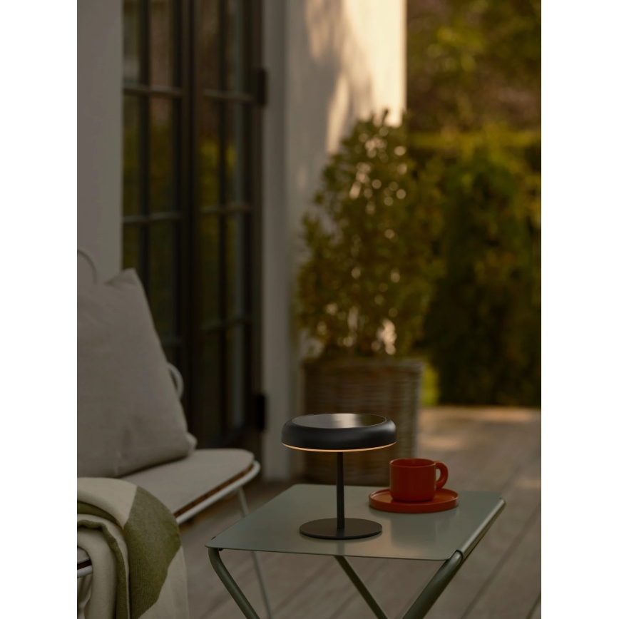 Nordlux - солнечная светодиодная лампа ELMER LED, 2 Вт, 3,7 В, IP44, черная