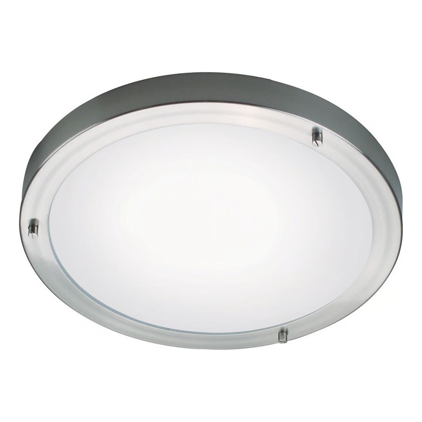 Nordlux - стельовий світильник для ванної кімнати ANCONA 2xE27/40W/230V IP43 діаметр 31,5 см матовий хром