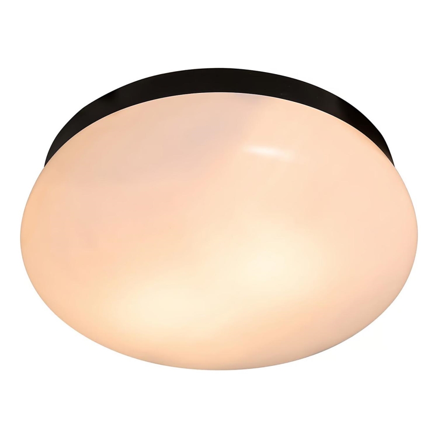Nordlux - Стельовий світильник для ванної кімнати FOAM 2xE27/55W/230V IP44 чорний