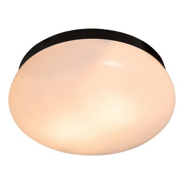 Nordlux - Стельовий світильник для ванної кімнати FOAM 2xE27/55W/230V IP44 діаметр 34 см чорний