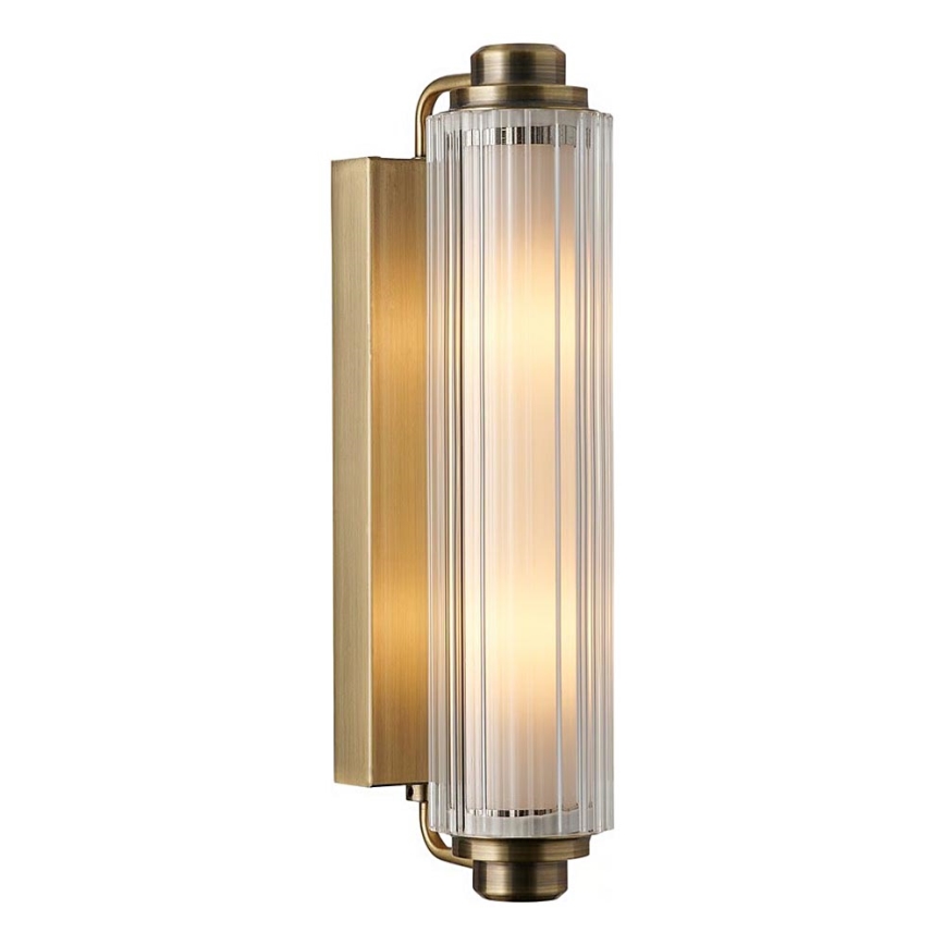 Nordlux - Светильник для зеркала в ванной NIMAL 2xE14/25W/230V IP44 латунь