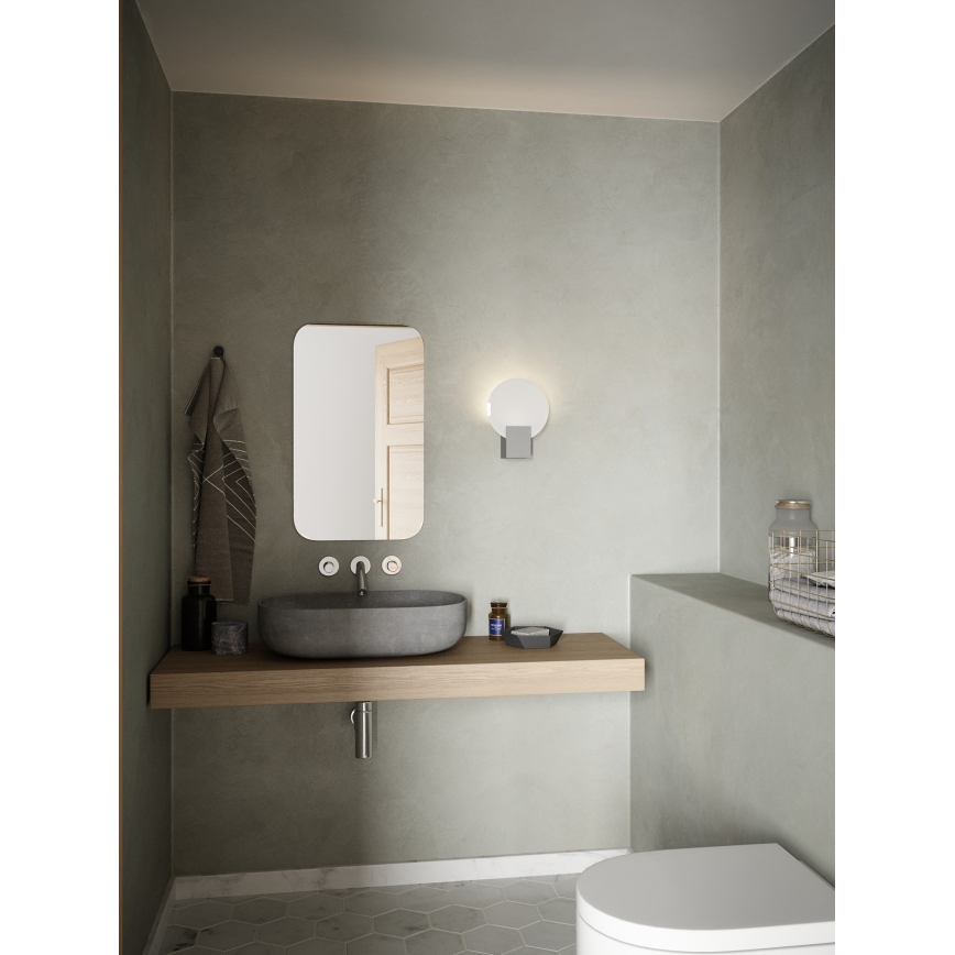 Nordlux - Светильник для ванной комнаты с LED-диодами и диммером HESTER LED/9,5W/230V IP44 белый