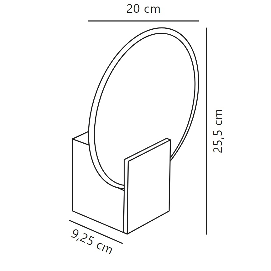 Nordlux - Светильник для ванной комнаты с LED-диодами и диммером HESTER LED/9,5W/230V IP44 белый