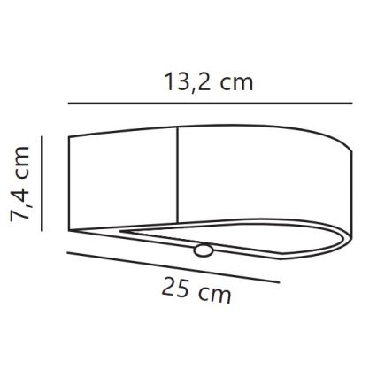 Nordlux - Светодиодный солнечный настенный светильник с датчиком MONAY LED/5W/5V 3000K IP44 2000 мАч черный
