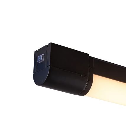 Nordlux - Светильник светодиодный под шкаф с розеткой MALAIKA LED/6W/230V IP44 черный