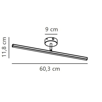 Nordlux - Светодиодная подсветка для зеркала в ванной комнате IP LED/7,2W/230V IP44 60 см белый