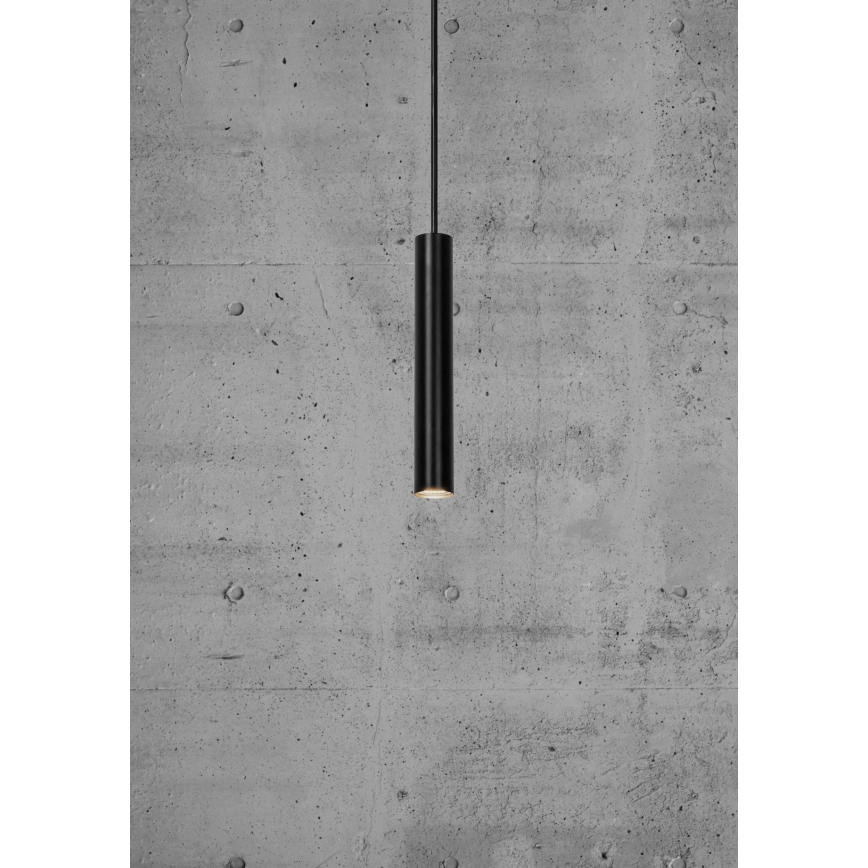 Nordlux - Светодиодная подвесная люстра с регулированием яркости OMARI LED/4,4W/230V черный