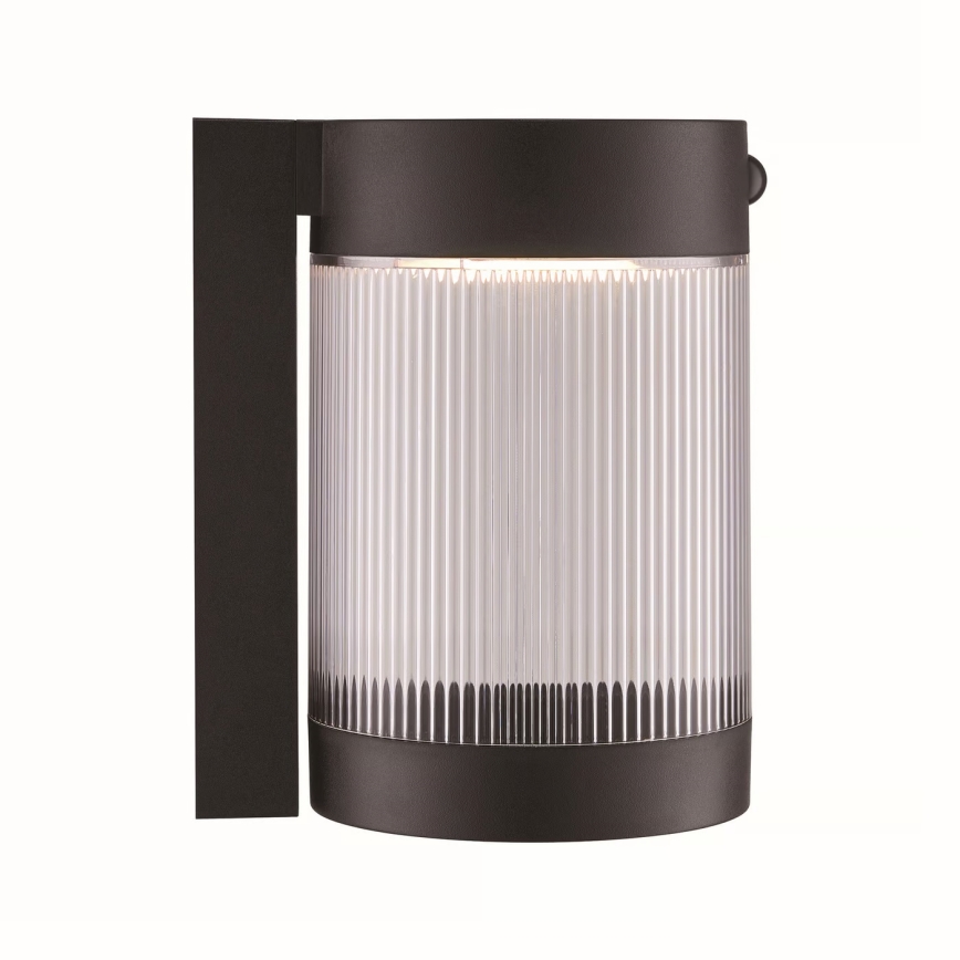 Nordlux - Светодиодный настенный светильник на солнечной батарее с датчиком COUPAR LED/3,2W/5V 3000K IP44 1800 mAh черный