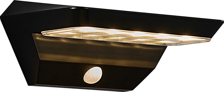 Nordlux - Светодиодный настенный светильник на солнечной батарее с датчиком AGENA LED/5W/3,7V IP44 2200 mAh