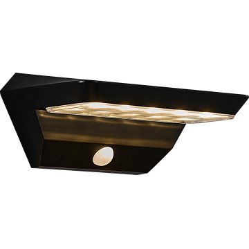 Nordlux - Светодиодный настенный светильник на солнечной батарее с датчиком AGENA LED/5W/3,7V IP44