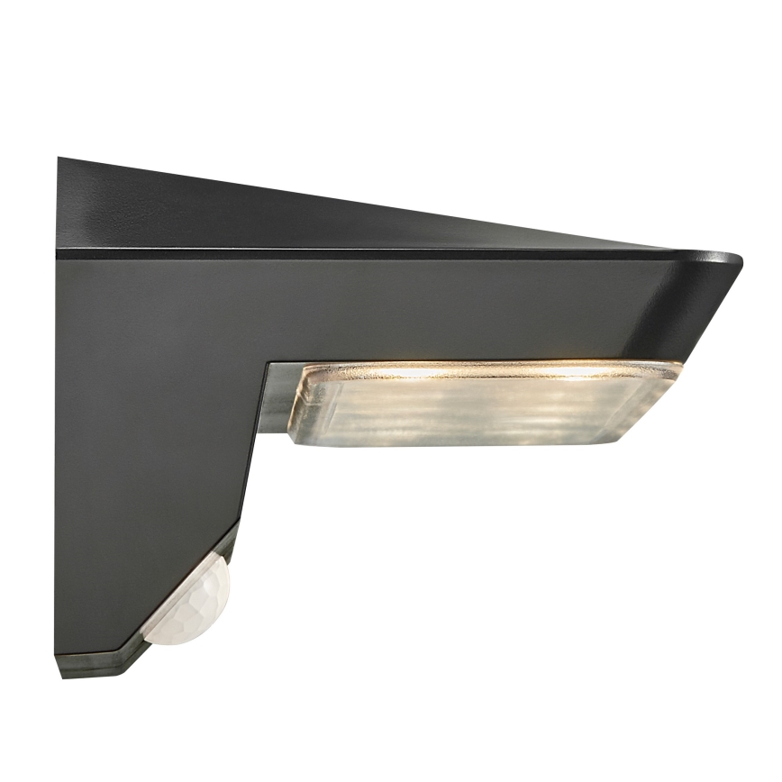 Nordlux - Светодиодный настенный светильник на солнечной батарее с датчиком AGENA LED/5W/3,7V IP44