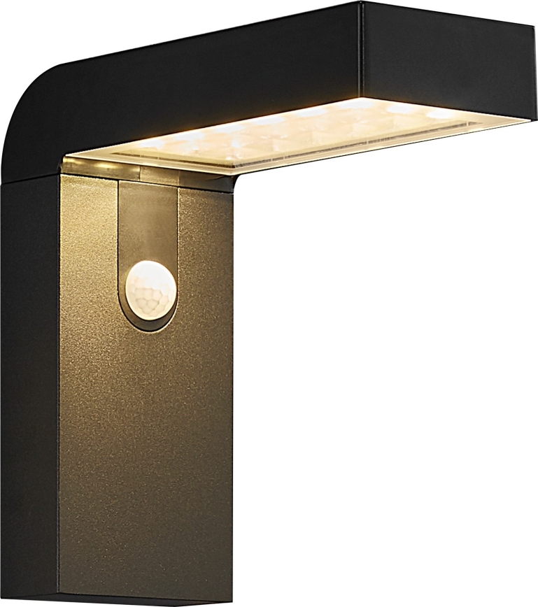 Nordlux - Светодиодный настенный светильник на солнечной батарее с датчиком ALYA LED/5W/3,7V IP44