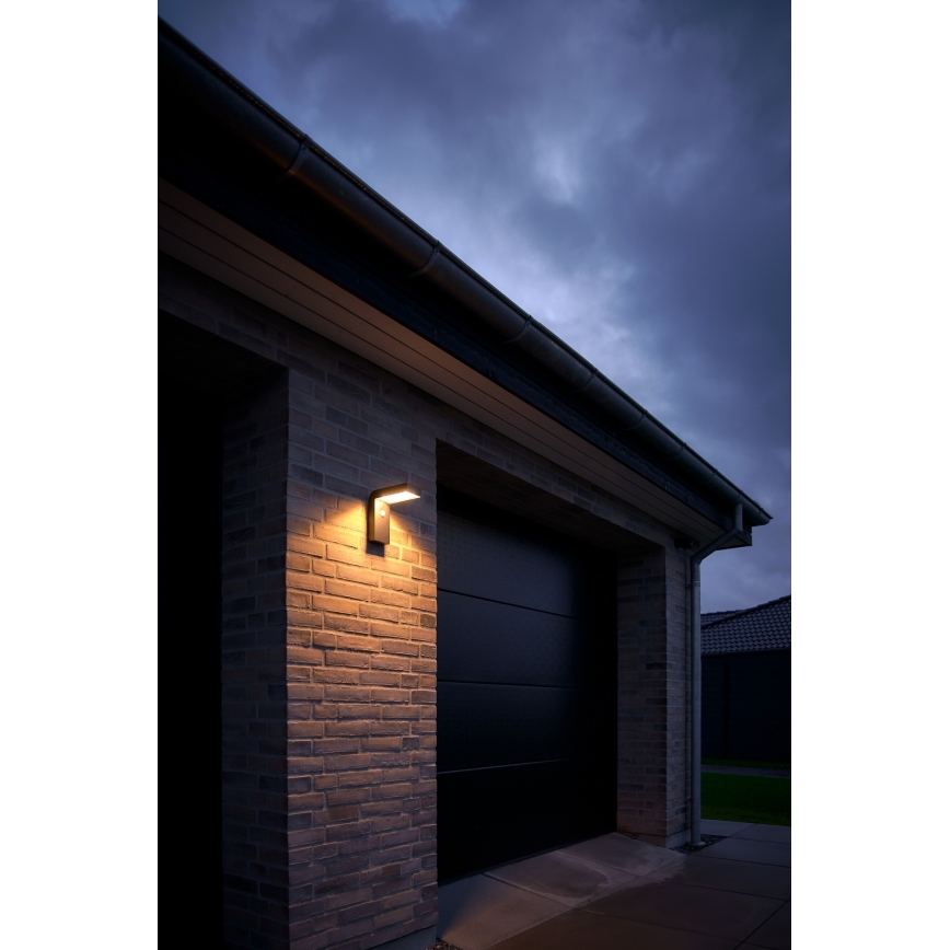 Nordlux - Светодиодный настенный светильник на солнечной батарее с датчиком ALYA LED/5W/3,7V IP44