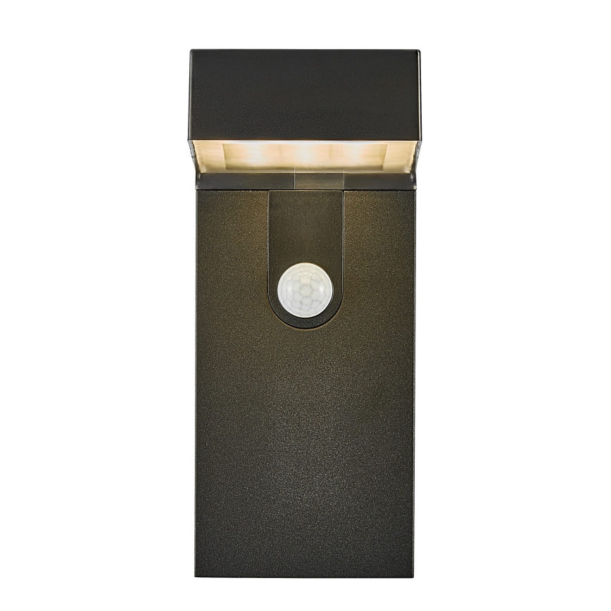 Nordlux - Светодиодный настенный светильник на солнечной батарее с датчиком ALYA LED/5W/3,7V IP44