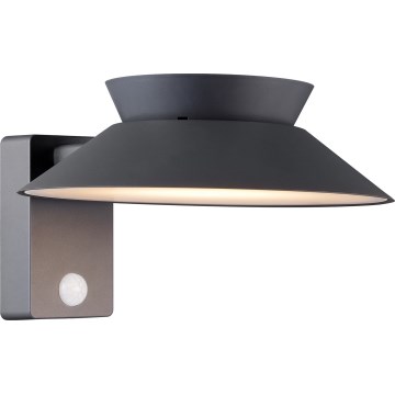 Nordlux - Светодиодный настенный светильник на солнечной батарее с датчиком JUSTINA LED/5W/3,7V IP44