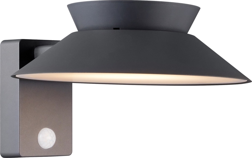 Nordlux - Светодиодный настенный светильник на солнечной батарее с датчиком JUSTINA LED/5W/3,7V IP44