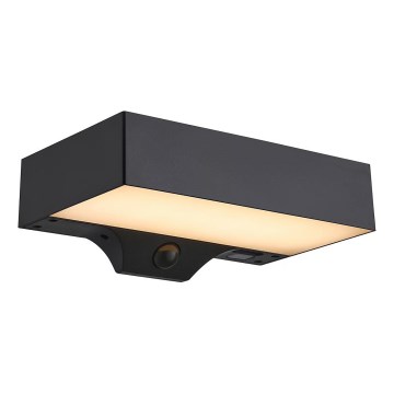 Nordlux - Светодиодный настенный светильник на солнечной батарее с датчиком MONAY LED/5W/5V 3000K IP44
