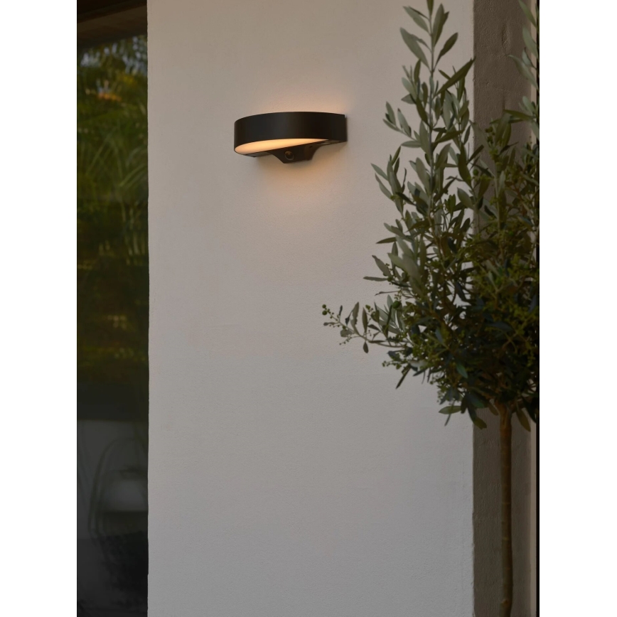 Nordlux - Светодиодный настенный светильник на солнечной батарее с датчиком MONAY LED/5W/5V 3000K IP44