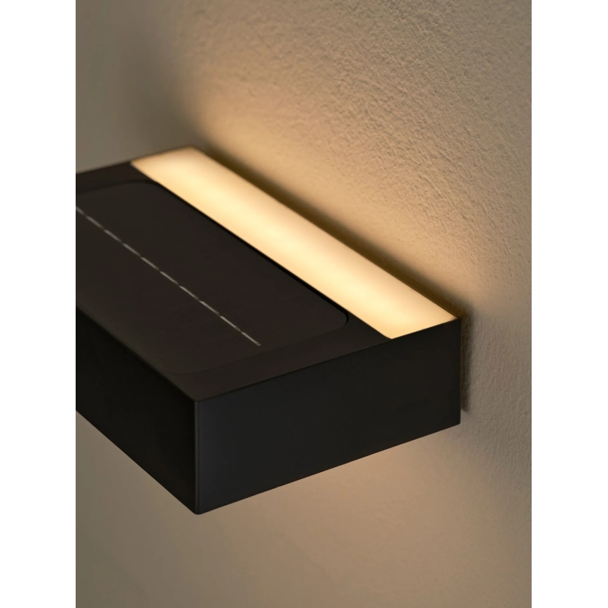 Nordlux - Светодиодный настенный светильник на солнечной батарее с датчиком MONAY LED/5W/5V 3000K IP44