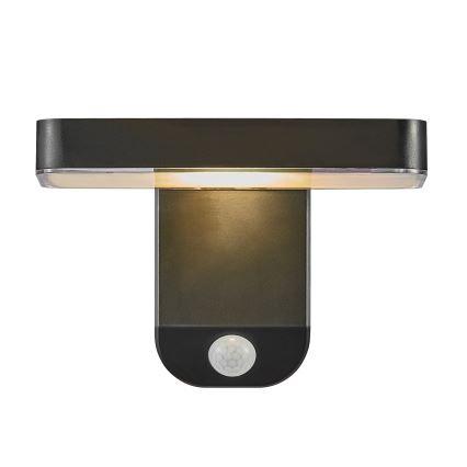 Nordlux - Светодиодный настенный светильник на солнечной батарее с датчиком RICA LED/5W/3,7V IP44 угловой