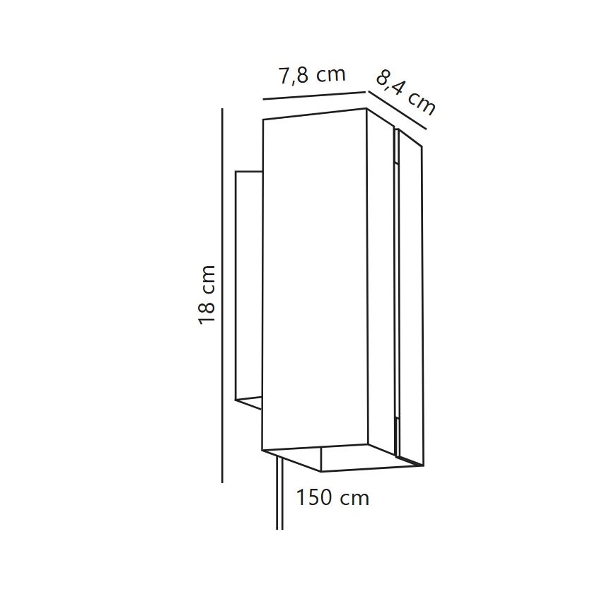 Nordlux - Светодиодный настенный светильник с регулированием яркости CURTIZ 2xLED/4,5W/230V белый
