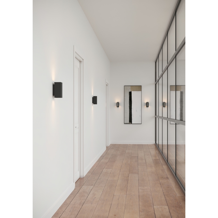 Nordlux - Светодиодный настенный светильник с регулированием яркости CURTIZ 2xLED/4,5W/230V черный