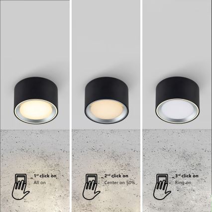 Nordlux - Светодиодный потолочный светильник с регулированием яркости FALLON LED/5,5W/230V 2700K диаметр 10 см белый