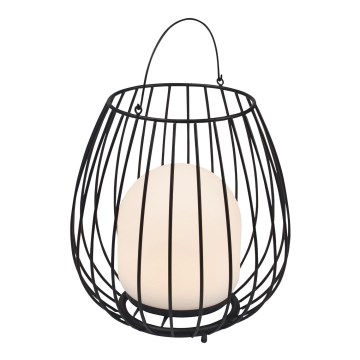 Nordlux - Светодиодный регулируемый по яркости переносной уличный светильник JIM TO-GO LED/3W/3,7V IP54 5000 мАч черный