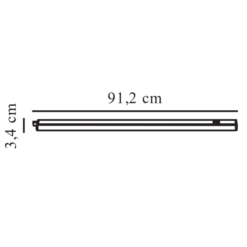 Nordlux - LED подшкафный светильник LATONA LED/11W/230V 3000/4000K 91,2 cm