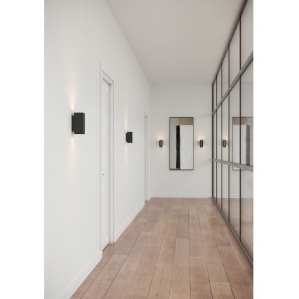 Nordlux - Світильник настінний світлодіодний димований CURTIZ 2xLED/4,5W/230V чорний