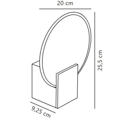 Nordlux - Світильник для ванної кімнати на стіну з LED диммером HESTER LED/9,5W/230V IP44 білий