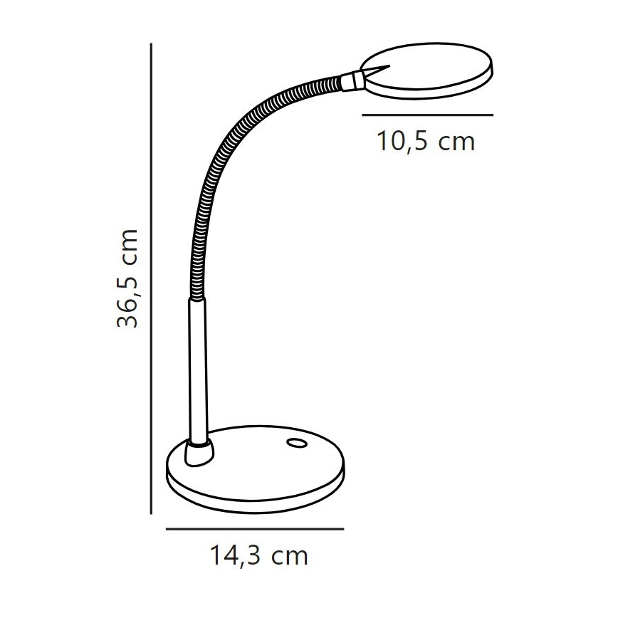 Nordlux - Світлодіодна настільна лампа DOVE LED/4,5W/230V