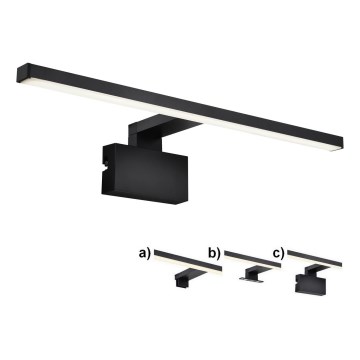Nordlux - Світлодіодне дзеркальне освітлення для ванної кімнати MARLEE LED/8,9W/230V IP44 4000K 50 см чорний