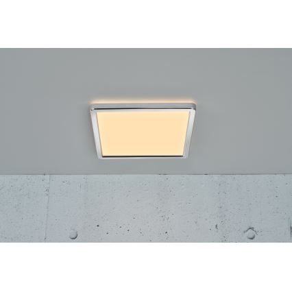 Nordlux - регульований LED стельовий світильник для ванної кімнати OJA LED/14,5W/230V 3000/4000K IP54 30x30 см