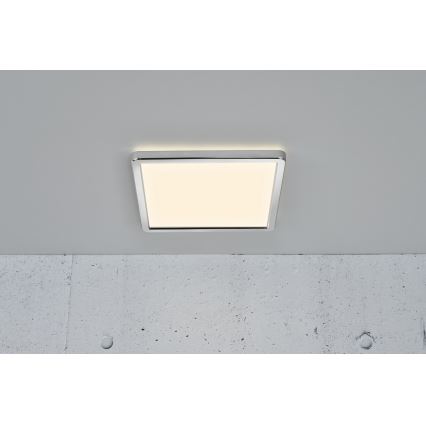 Nordlux - регульований LED стельовий світильник для ванної кімнати OJA LED/14,5W/230V 3000/4000K IP54 30x30 см