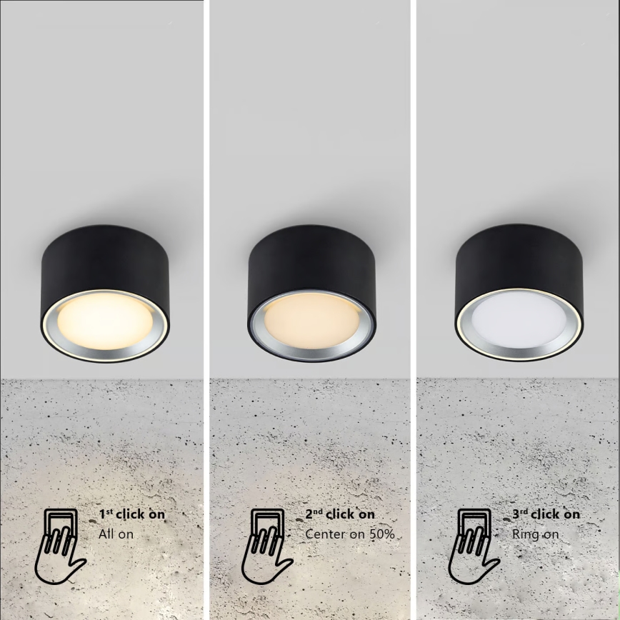 Nordlux - Світлодіодний стельовий світильник з регулюванням яскравості FALLON LED/5,5W/230V 2700K білий