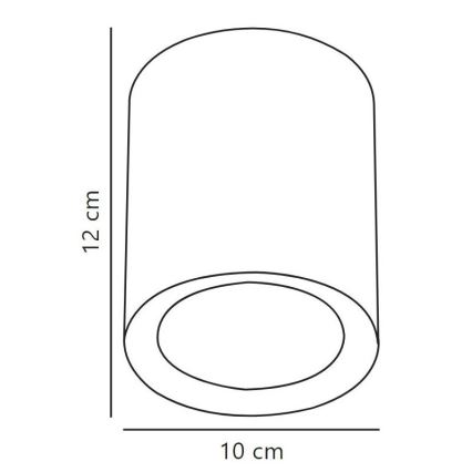 Nordlux - Світлодіодний точковий світильник FALLON LONG LED/5,5W/230V білий