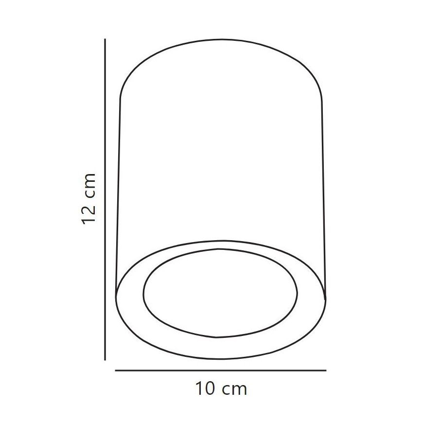 Nordlux - Світлодіодний точковий світильник FALLON LONG LED/5,5W/230V чорний