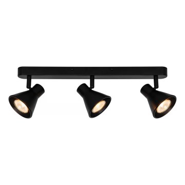 Nordlux - Точечный светильник EIK 3xGU10/35W/230V чёрный