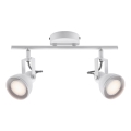 Nordlux - Точковий світильник ASLAK 2xGU10/35W/230V білий