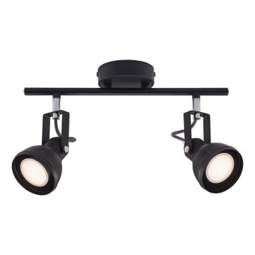 Nordlux - Точковий світильник ASLAK 2xGU10/35W/230V чорний