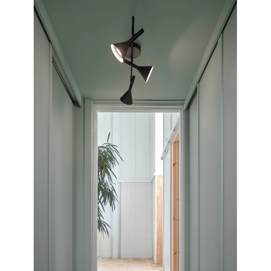 Nordlux - точковий світильник KELVIS 3xGU10/12W/230V чорний