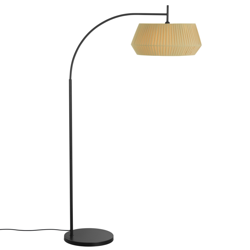 Nordlux - Торшер DICTE 1xE27/60W/230V чорний/бежевий
