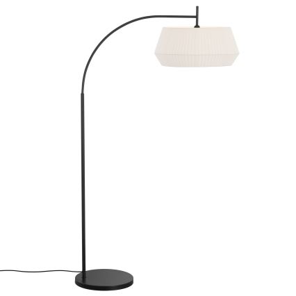 Nordlux - Торшер DICTE 1xE27/60W/230V чорний/білий