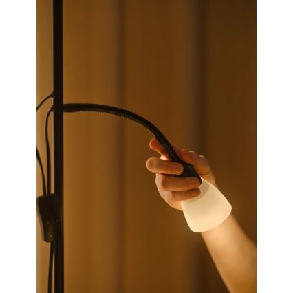 Nordlux - Торшер LAURIA 1xE27/40W/230V + 1xE14/15W