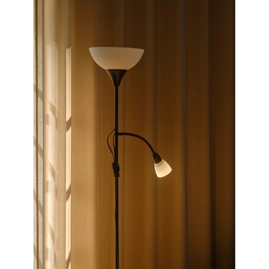 Nordlux - Торшер LAURIA 1xE27/40W/230V + 1xE14/15W