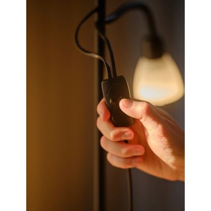 Nordlux - Торшер LAURIA 1xE27/40W/230V + 1xE14/15W