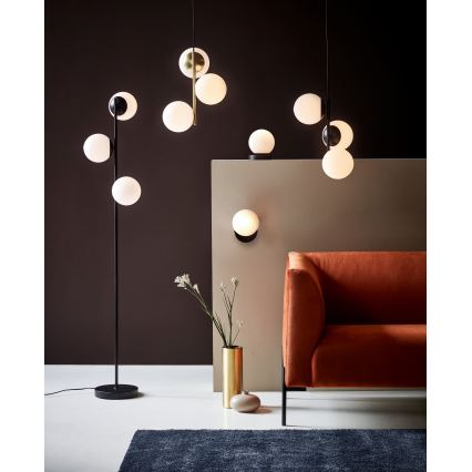 Nordlux - Торшер LILLY 3xE14/25W/230V черный