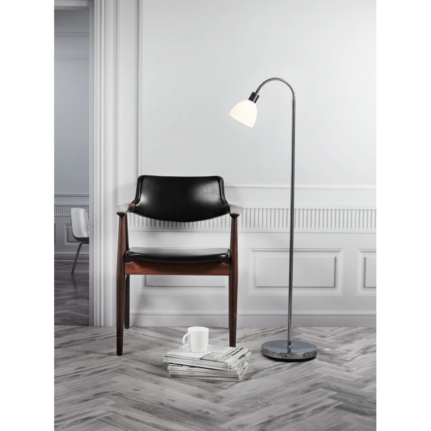 Nordlux - Торшер RAY 1xE14/25W/230V глянцевый хром